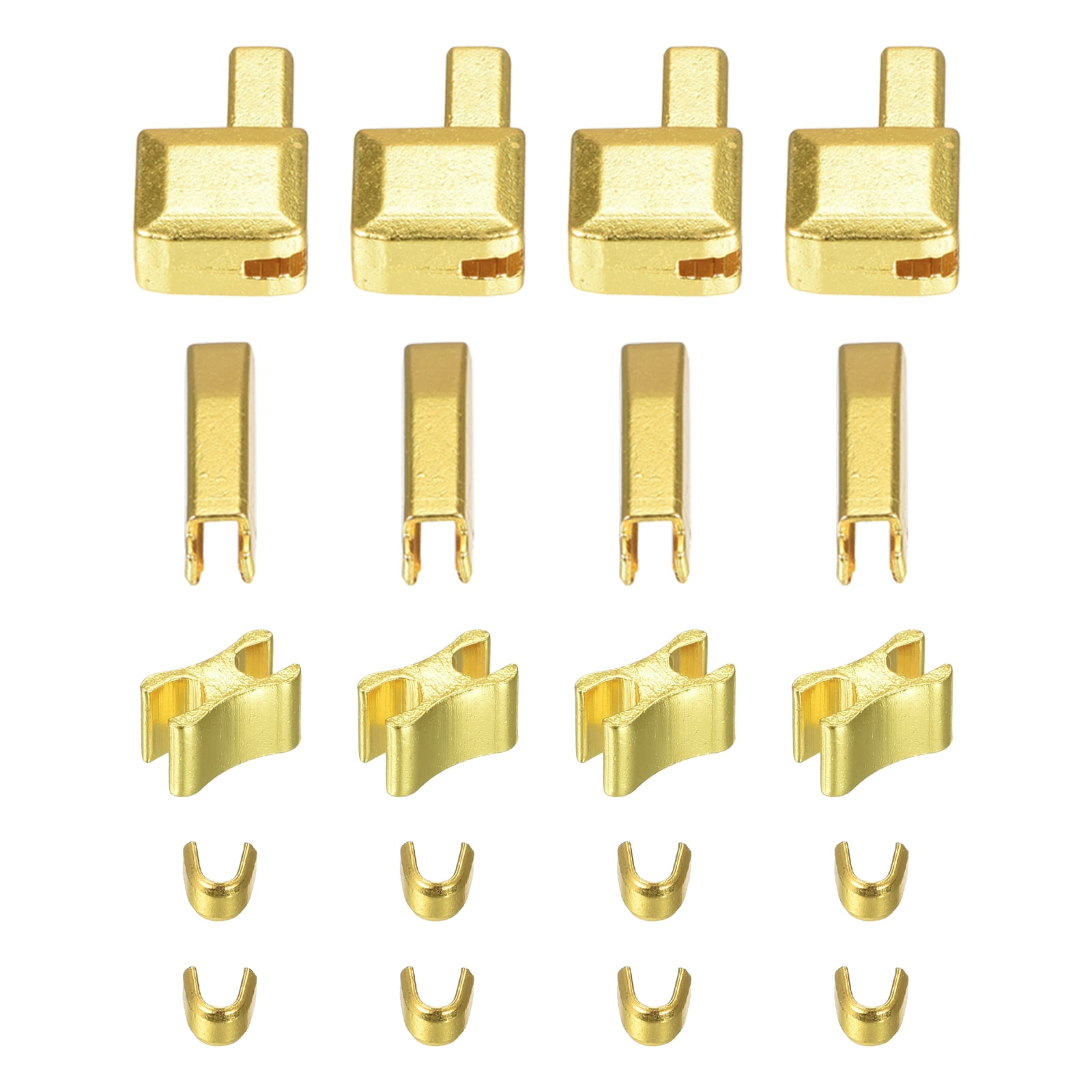 4Sets Zipper Repair Kits, 10 Retainer Box & Insertion Pins, Top