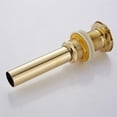 thumbnail image 3 of Modern Pop-Up Sink Drain - Click-Clack Brass Valve - Universal Fit for Basin - Polished Overflow-Free Siphon - Compatible with Most Brands, 3 of 5