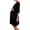 Black, variant on 3 in 1 Labor/Delivery/Hospital Gown Maternity Dress Nursing Nightgown Sleepwear for Breastfeeding Pregnancy Dress