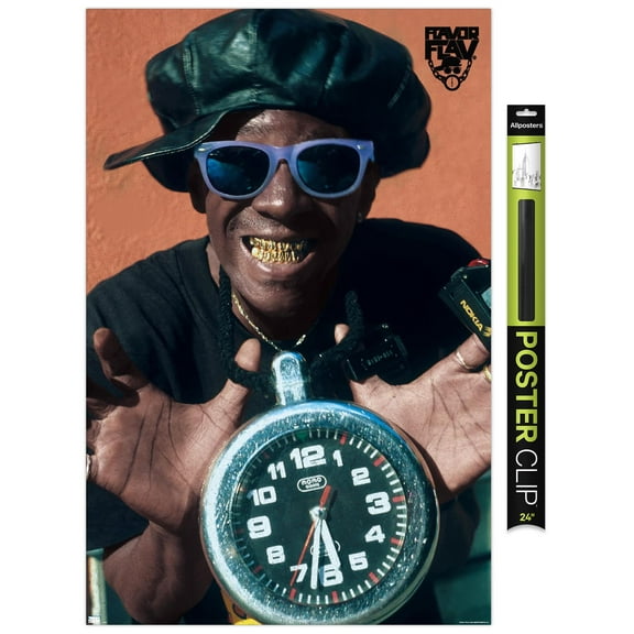Flavor Flav - Clock Wall Poster, 22.375" x 34"