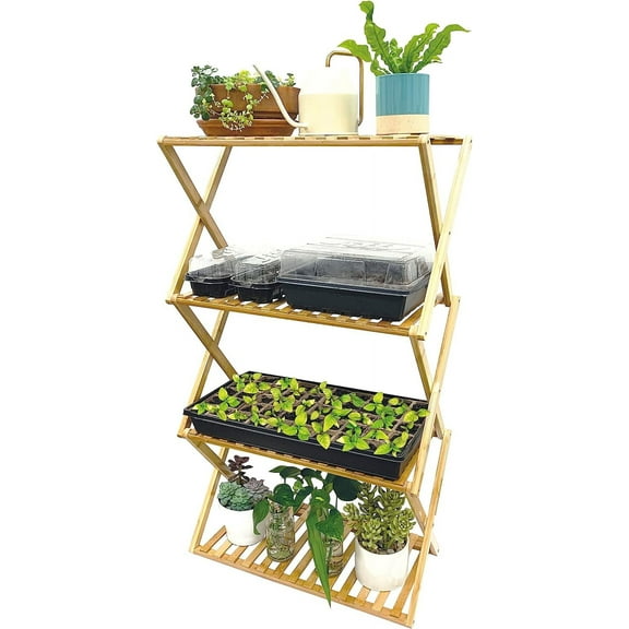 Osmanthus Multi-Tier Indoor Plant Stand & Seed Starting Station