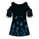 thumbnail image 5 of Mujeres Verano Cremallera Cuello en V Encaje Costura Manga corta Estampado sin tirantes Camiseta Tops Blusas Pompotops hkajfhjk464454, 5 of 5