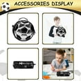 thumbnail image 4 of Kids Rolling Backpack Boys with Wheels Backpacks for Elementary Student Wheeled Trolley Bookbag for Teen Boys with Lunch Box Pencil Case Soccer, 4 of 6