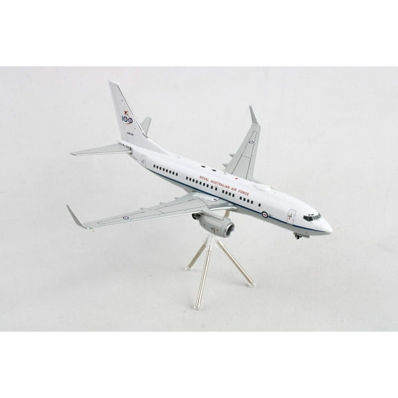 Boeing 737-700 Transport Aircraft "Royal Australian Air Force - A36-001" White & Gray 1/200 Diecast Model Airplane by GeminiJets