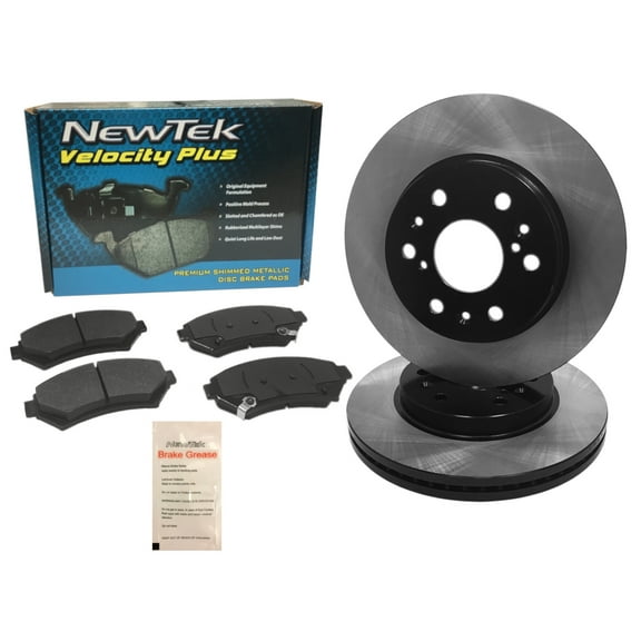 BK1109-6 Front Premium E-Coat Rotors and Semi-Metallic Disc Brake Pads