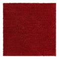 thumbnail image 3 of Unique Loom Everyday Shag Collection Area Rug - Solid (5' Square Cherry Red), 3 of 6