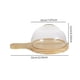 thumbnail image 2 of Ahumador de vidrio con bandeja de madera Accesorio para cócteles Bebidas Alimentos Infusor para ahumar Diámetro 20cm, 2 of 9