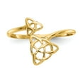thumbnail image 5 of 14K Yellow Gold Ring Band Themed Polished Celtic Knot, Size 5, 5 of 5