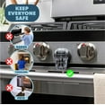 thumbnail image 7 of Todays Kids Oven Door Baby Proofing Heat-Resistant Lock - Oven Lock Child Safety, Baby Safety Products for Childproof Home - Strong 3M Adhesive, Easy Installation, One-Hand Use, No Tools, 7 of 7