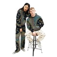 thumbnail image 4 of Lacoste Unisex Men's Live Scarf-Print Hooded Sweatshirt (Navy, 3XL), 4 of 4