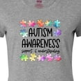thumbnail image 4 of Inktastic Autism Awareness Support and Understanding Puzzle Pieces Women's T-Shirt, 4 of 5