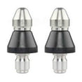 thumbnail image 2 of 1/4 Inch Sewer Jetter Nozzle Kit | High-Pressure Cleaning Sprayer Pipe | 0° Front & 30° Rear Jets | Stainless Steel Unclog Tool, 2 of 2
