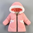 thumbnail image 4 of Vedolay Boys Fall Jackets Boys Autumn Button Up Jacket Color Block Letter Print Coat,Pink 2 Years, 4 of 5