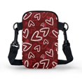 thumbnail image 2 of HELLHERO 4.33"x1.97"x7.09" Women Shoulder Bag, Men, Women with Stylish Two-Tone Wolf Pattern Design, 2 of 7
