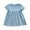 A-1228Blue, variant on MEZZALL Girls Summer Casual Dress Solid Color Elastic Waist Solid Color Comfortable Play Outfits Toddler Kids 2-11 Lightweight Breathable Dailywear Cute / 3-4 Years