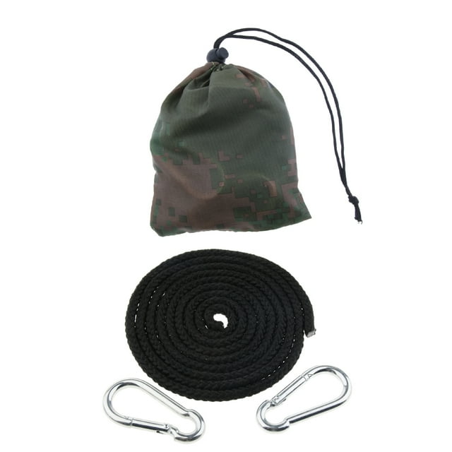 Cuerda para colgar hamaca shamjiam Con Mosquetones de Aleación Hebillas y Bolsa de Almacenamiento Accesorios para Tiendas de