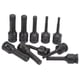 thumbnail image 5 of Drive Socket Bit Impact Socket Drive Bit Cr-mo Socket Tool Auto Repair Tool 10Pcs Square Socket Set 1/2in Drive Screwdriver Bit CRMO Impact M5M18 Tool 78mm Length W/Storage Box, 5 of 7