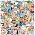 thumbnail image 1 of Pegatinas HUOGUO Cute Animal, vinilo impermeable, 100 unidades, 1 of 1