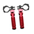 thumbnail image 3 of 2 piezas de accesorios para reposapiés de motocicleta perfecl M8 Rojo, 3 of 8