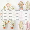 thumbnail image 3 of CAUYDY 0 3 6 9 Months 1T 2T Baby Boys Romper Infant Long Sleeve Sleepers for Girls Preemie Fall Winter Pajamas Newborn Clothes Sizes 4-5 Years,Orange, 3 of 4