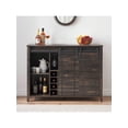 thumbnail image 4 of Ourlova Wine Cabinet. Farmhouse Coffee Bar Cabinet With Storage Space. 47 Inch Bar Cabinet With Sliding Barn Door. Buffet Sideboard. 16 Bottle Wine Rack For Dining Room. Living Room, 4 of 9