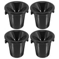 thumbnail image 3 of Juego de 4 escupideras creativas para cata de vino, cubos para escupir vino (negro), 3 of 7