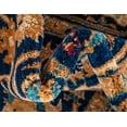 thumbnail image 7 of Unique Loom Alcott Dorchester Rug Navy Blue/Beige 2' 2" x 9' 10" Runner Border Bohemian Perfect For Bathroom Hallway Mud Room Laundry Room, 7 of 7
