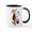 White/Black Inside, variant on CafePress - Basset Hound Easter Mugs - 11 oz Ceramic Mug - Novelty Coffee Tea Cup