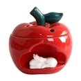 thumbnail image 2 of Quemador de incienso, regalo, delicado soporte para conos de incienso, oficina, hogar. Rojo, 2 of 9