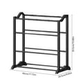 thumbnail image 3 of HomeKingdee Expandable Shoe Rack for Closet, 3-Tier Shoe Organizer, Adjustable Shoe Rack for Front Door Entrance, Entryway, 3 of 6
