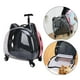 thumbnail image 1 of Maleta con ruedas para perros y , bolsa de transporte ventilada, Maleta de transporte, para mascotas, equipaje con ruedas, cápsula , Rosa Yinane Caja de la carretilla, 1 of 8