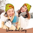 thumbnail image 4 of Picia Multiplication Table2 Pattern Knitted Beanie Hat for Men and Women , Unisex Winter Warm Stretchy Knit Cap Thick Fisherman Beanies Cuffed Plain Skull Caps, 4 of 6