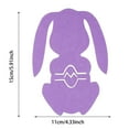 thumbnail image 3 of Easter Bunny Tableware Silverware Rabbit Fall Cutlery Holder Bag Adorable Cutlery Holder For Party Utensil Holder Pocket Fall Flatware Holders Easter Party Accessory round Rubber Mat 6 round Tall, 3 of 9