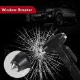 thumbnail image 4 of 2-pack Car Safety Hammer, 3-in-1 Auto Emergency Escape Hammer With Window Breaker And Seat Belt Cutter, Striking Emergency Escape Tool For Car, 4 of 5