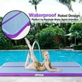 thumbnail image 6 of Air mat Tumble Track 10ft 13ft 16ft 20ft Gymnastics Inflatable Tumbling mat 4in 8in Thickness for kids Home Use Gym Yoga Training Cheerleading with Electric Air Pump Carry Bag, 6 of 8