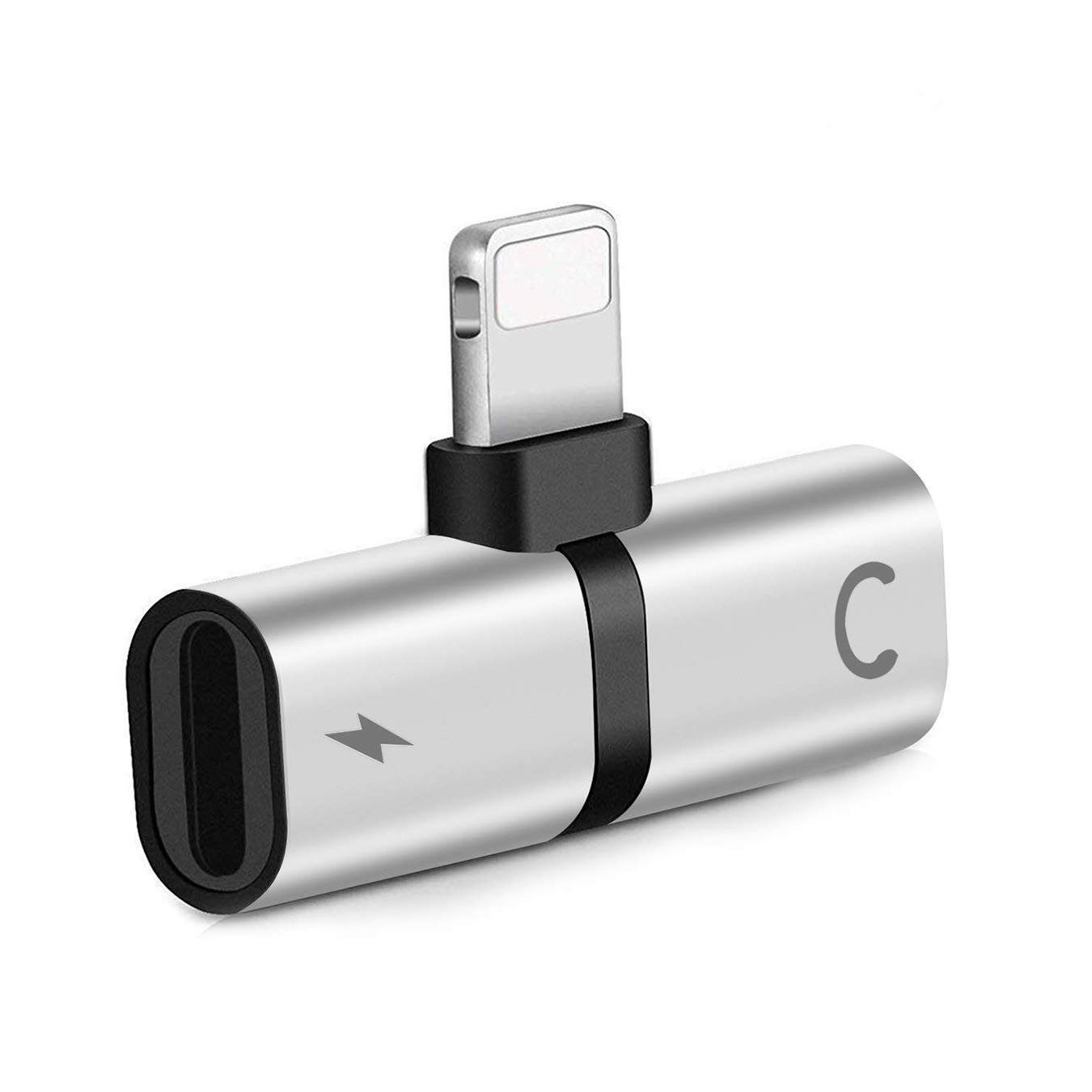 Headphone Jack Splitter Adapter, Dual 2in1 Lightning Adapter Splitter