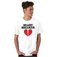 thumbnail image 4 of Heartbreaker Valentines Day Break Up Men's Graphic T Shirt Tees Brisco Brands L, 4 of 4