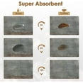 thumbnail image 2 of Coffee Mat for Countertops, Brown Grey Painting Abstract Modern Dish Drying Mat 2 Pcs for Kitchen Coffee Bar Accessories, Fit Under Coffee Maker Espresso Machine Dish Rack Hide Stain Rubber 12x19in, 2 of 6