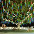 thumbnail image 1 of 32/24/16/8 Tubes Christmas Meteor Shower LED String Lights Holiday Lighting Garden Party Decorations Rain Drop Falling Decor, 1 of 5