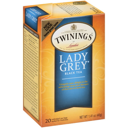 (4 Boxes) TwiningsÃÂÃÂ® of London Classics Lady GreyÃÂÃÂ® Black Tea Tea Bags 20 Ct