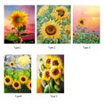 thumbnail image 4 of leyfeng 12*16 pulgadas girasol DIY 5D diamante pintura Kit taladro completo diamante pintura flor patrón acrílico, 4 of 8