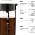 thumbnail image 7 of Cold Brew Coffee Maker, Glass Iced Coffee Maker and Tea Infuser with Leak-Proof Pitcher with Mesh Filter, 7 of 7