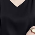 thumbnail image 4 of Timegard Tank Tops for Women Satin V Neck Sleeveless Back Spaghetti Strap Loose Fitting Business Casual Camisole Tops, 4 of 5