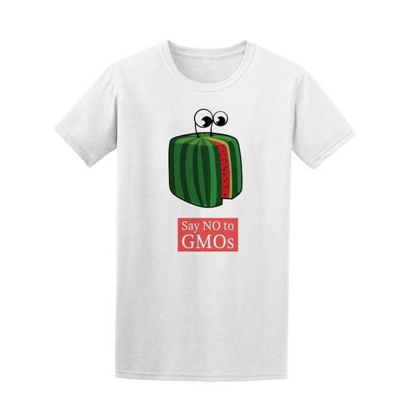 Say No To Gmos Cartoon Tee Men's -Image by Shutterstock
