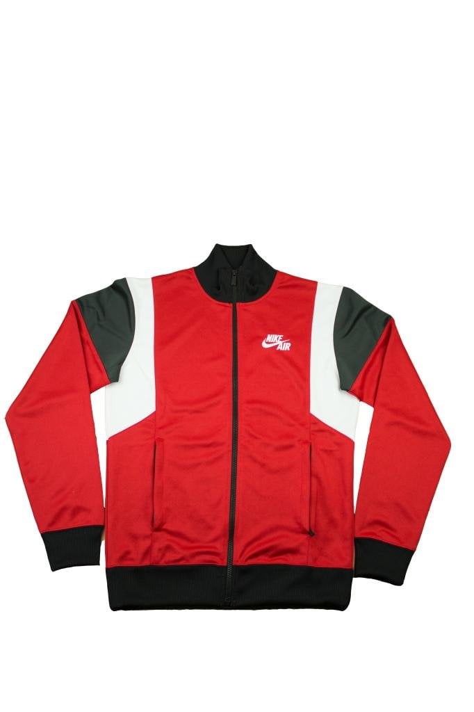 Nike Men's Basketball Air Time 2.0 Red/Black WarmUp Zipper Jacket