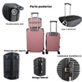 thumbnail image 3 of Set De 3 Maletas Viaje Maleta Grande 20 Kg Y Chica 10 Kg Cabina Avion, 3 of 5