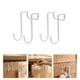 thumbnail image 2 of 2 PCS 1 Set Double-file Ropa Ganchos Punch-Free Port Back Hooks (blanco), 2 of 5