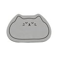 thumbnail image 2 of Rirozkan Bath Mat, Cute Cat Diatomaceous Earth Mat, 16x24 Inch Non-Slip Fast Drying Mat, Absorbent Stone Mat for Bathroom Floor and Kitchen Sink, Easy to Clean Floor Mat, Gray, 2 of 6