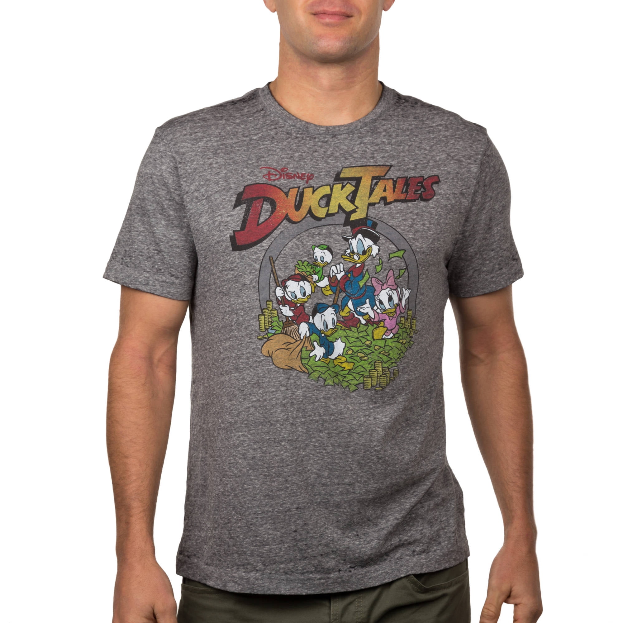 Disney - Ducktales Men's Burnout Graphic Tee - Walmart.com - Walmart.com