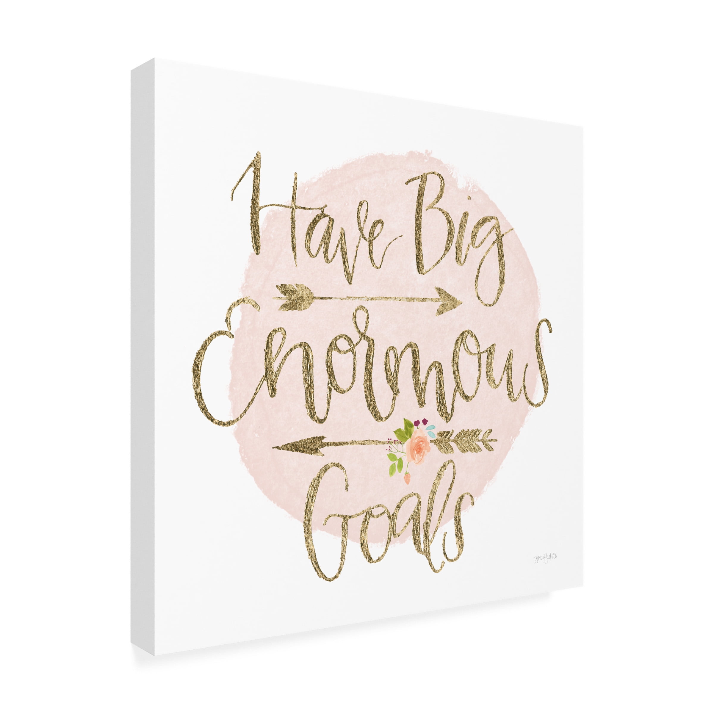Trademark Fine Art 'Girl Power II Bright' Canvas Art by Jenaya Jackson